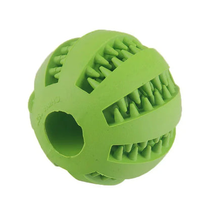 犬用おもちゃボール 噛むおもちゃ 
歯磨き・知育・おやつ入れ対応 天然ゴム製