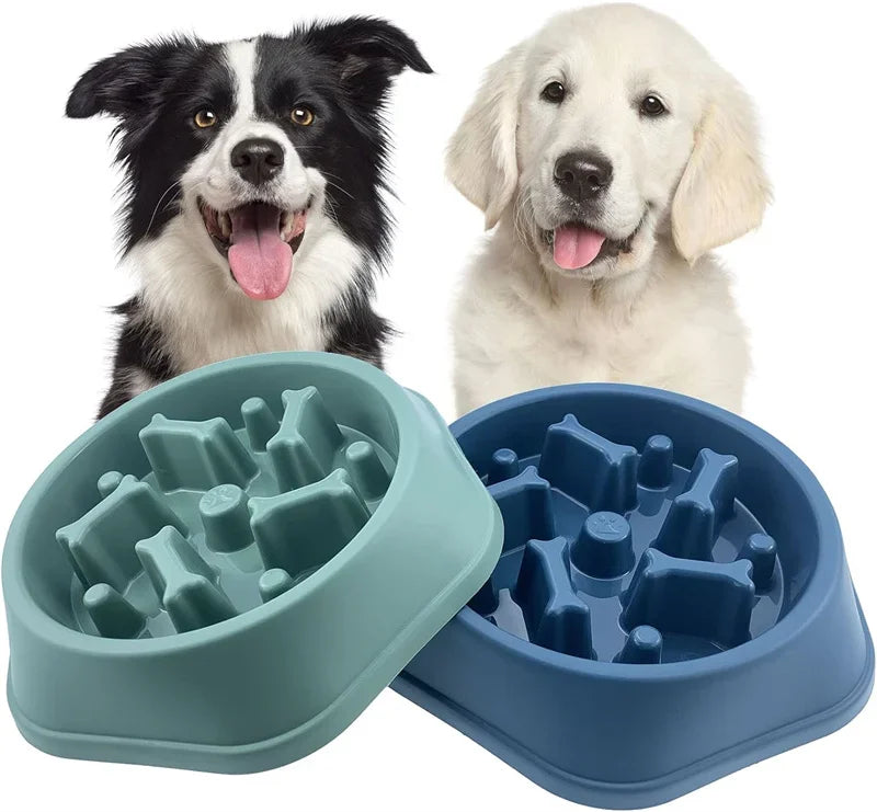 【犬用 スローフィーダーボウル】早食い防止・誤嚥予防 パズル型ドッグフードボウル